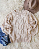 Frost & Ash Sweater in Cream: Alternate View #2