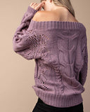 Frost & Ash Sweater in Lavender: Alternate View #2