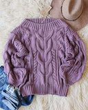 Frost & Ash Sweater in Lavender: Alternate View #3
