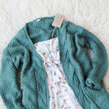 The Frosted Twig Sweater in Moss: Alternate View #2