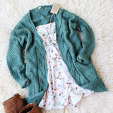 The Frosted Twig Sweater in Moss: Alternate View #1