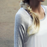 The Game Day Tee in Gray: Alternate View #3