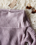 Gemma Knit Sweater in Mauve: Alternate View #3