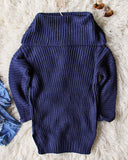 Gemma Knit Sweater in Navy: Alternate View #4