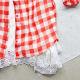 Gingham & Aspen Top: Alternate View #3