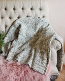 Gingham Confetti Sweater in Sage: Alternate View #4