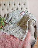 Gingham Confetti Sweater in Sage: Alternate View #2