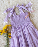 Gingham & Lilac Dress: Alternate View #2
