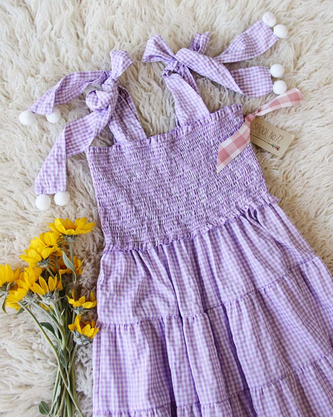 Gingham & Lilac Dress, Sweet Gingham Dresses from Spool 72