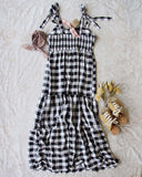 Gingham Girl Maxi Dress: Alternate View #4