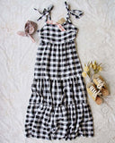 Gingham Girl Maxi Dress: Alternate View #1