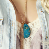 Glacier Stone Necklace: Alternate View #2