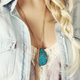 Glacier Stone Necklace: Alternate View #1