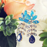 Gold Dust Earrings in Sky: Alternate View #1