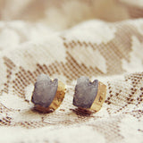 Golden Agate Earrings: Alternate View #2