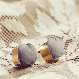 Golden Agate Earrings: Alternate View #1