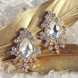 Golden Feather Earrings: Alternate View #2