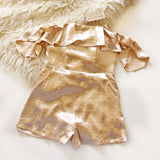Golden Girl Romper: Alternate View #1