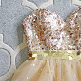 Spool Couture Golden Sparkle Dress: Alternate View #2
