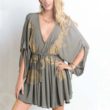 Golden Sage Dress: Alternate View #2