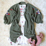 Grandpa Cozy Sweater in Olive: Alternate View #1