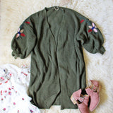 Grandpa Cozy Sweater in Olive: Alternate View #2