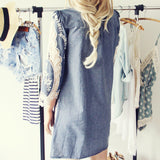Greek Isles Chambray Dress: Alternate View #3
