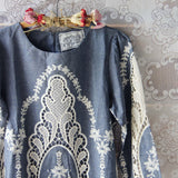 Greek Isles Chambray Top (wholesale): Alternate View #2