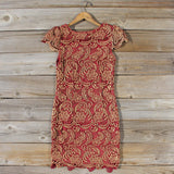 Gilded Autumn Lace Dress: Alternate View #4