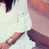 Melted Gold Bracelet: Alternate View #3