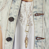 Gypsy Crystal Necklace: Alternate View #1