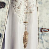 Gypsy Crystal Necklace: Alternate View #2