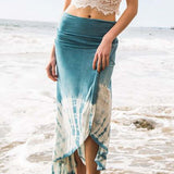 Gypsy Wrap Maxi Skirt: Alternate View #4