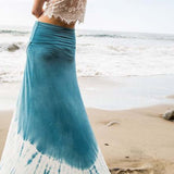 Gypsy Wrap Maxi Skirt: Alternate View #5