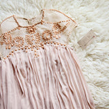 The Hallie Dress in Blush: Alternate View #3