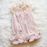 The Hallie Dress in Blush: Alternate View #2