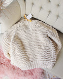 Handknit Braided Sweater: Alternate View #3