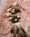 Handmade Wool Dreamcatcher: Alternate View #2