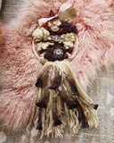 Handmade Wool Dreamcatcher: Alternate View #1