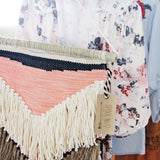 Hand-Woven Wall Hanging in Desert Rose: Alternate View #2