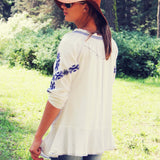 Harlow Embroidered Tunic (wholesale): Alternate View #3