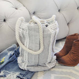 Hayden Woven Tote in Sand: Alternate View #3