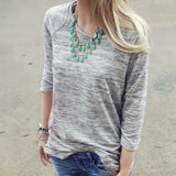 Heathered Cozy Tee: Alternate View #3