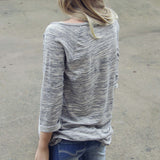 Heathered Cozy Tee: Alternate View #4