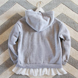 Heathered Fleece Hoodie: Alternate View #4