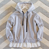 Heathered Fleece Hoodie: Alternate View #2
