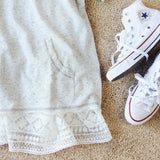 Heathered Lace Hoodie: Alternate View #3