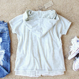 Heathered Lace Hoodie: Alternate View #4