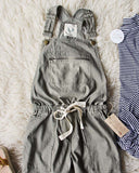 Heirloom Overalls in Olive: Alternate View #1