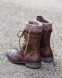 Heirloom Sweater Boots in Chestnut: Alternate View #3
